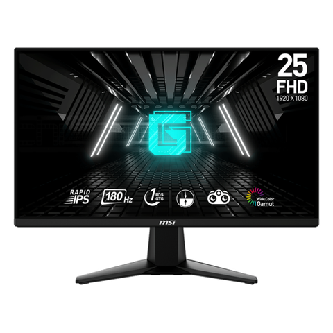 Màn hình Gaming MSI G255F (QSD) | 24.5 inch, Full HD, IPS, 180Hz, 1ms, phẳng