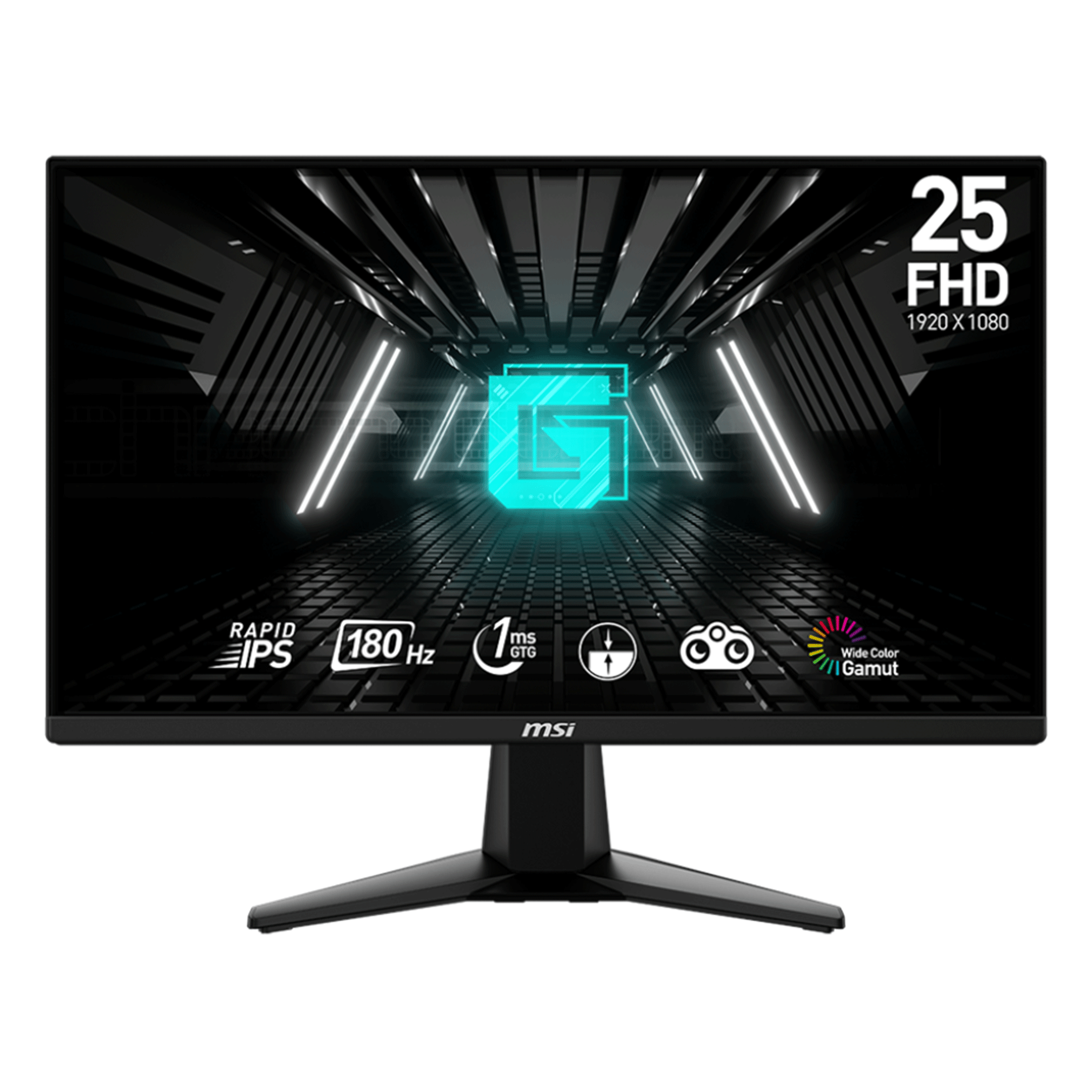 Màn hình Gaming MSI G255F (QSD) | 24.5 inch, Full HD, IPS, 180Hz, 1ms, phẳng