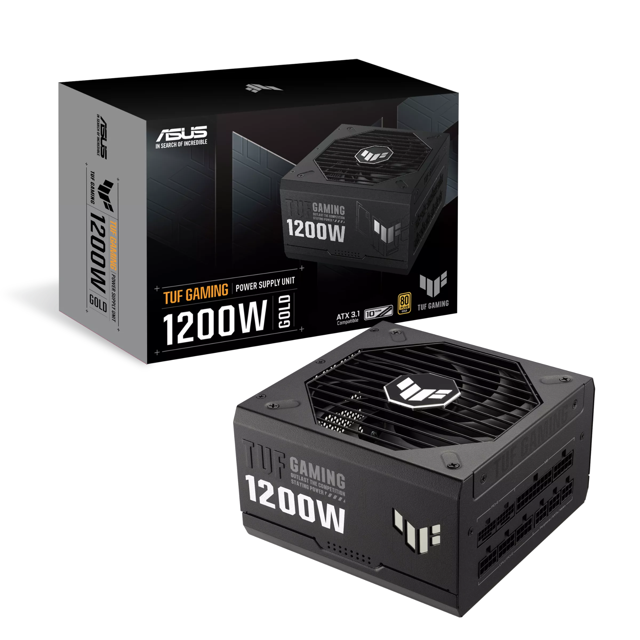 Nguồn ASUS TUF Gaming 1200W Gold | 1200W, 80 Plus Gold, Full Modular, PCIe 5.0