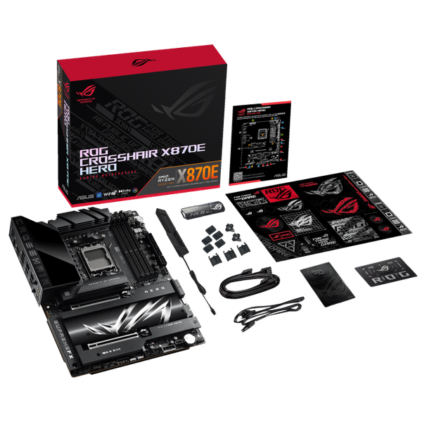  Mainboard ASUS ROG Crosshair X870E Hero DDR5 | AM5, E-ATX, 4 khe RAM 