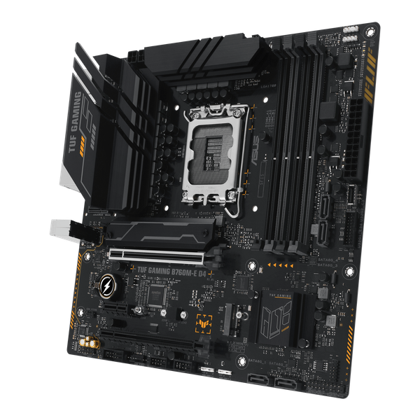  Mainboard ASUS TUF Gaming B760M-E D4 DDR4 | LGA 1700, mATX, 4 khe RAM 