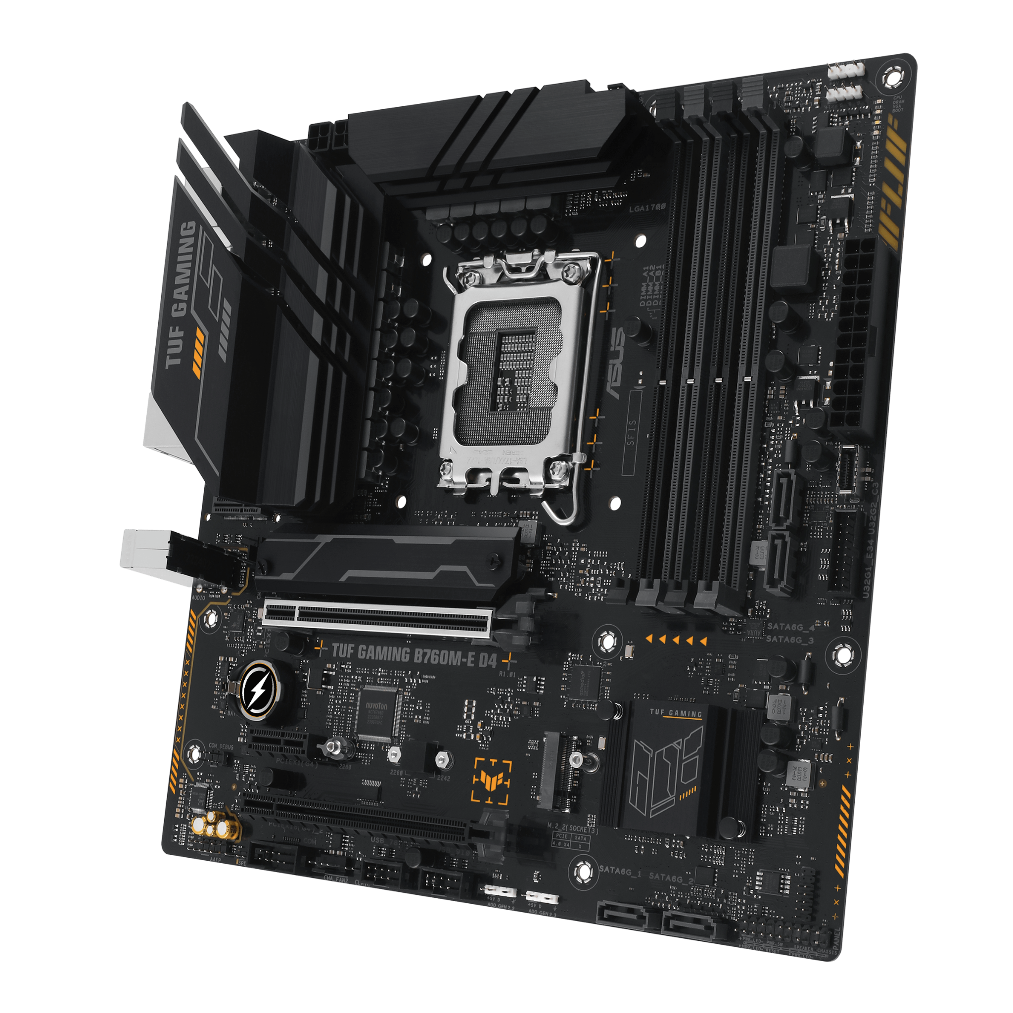 Mainboard ASUS TUF GAMING B760M-E D4 | Intel B760, Socket 1700, mATX, 4 khe DDR4