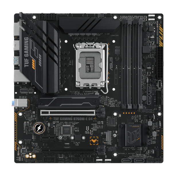  Mainboard ASUS TUF Gaming B760M-E D4 DDR4 | LGA 1700, mATX, 4 khe RAM 