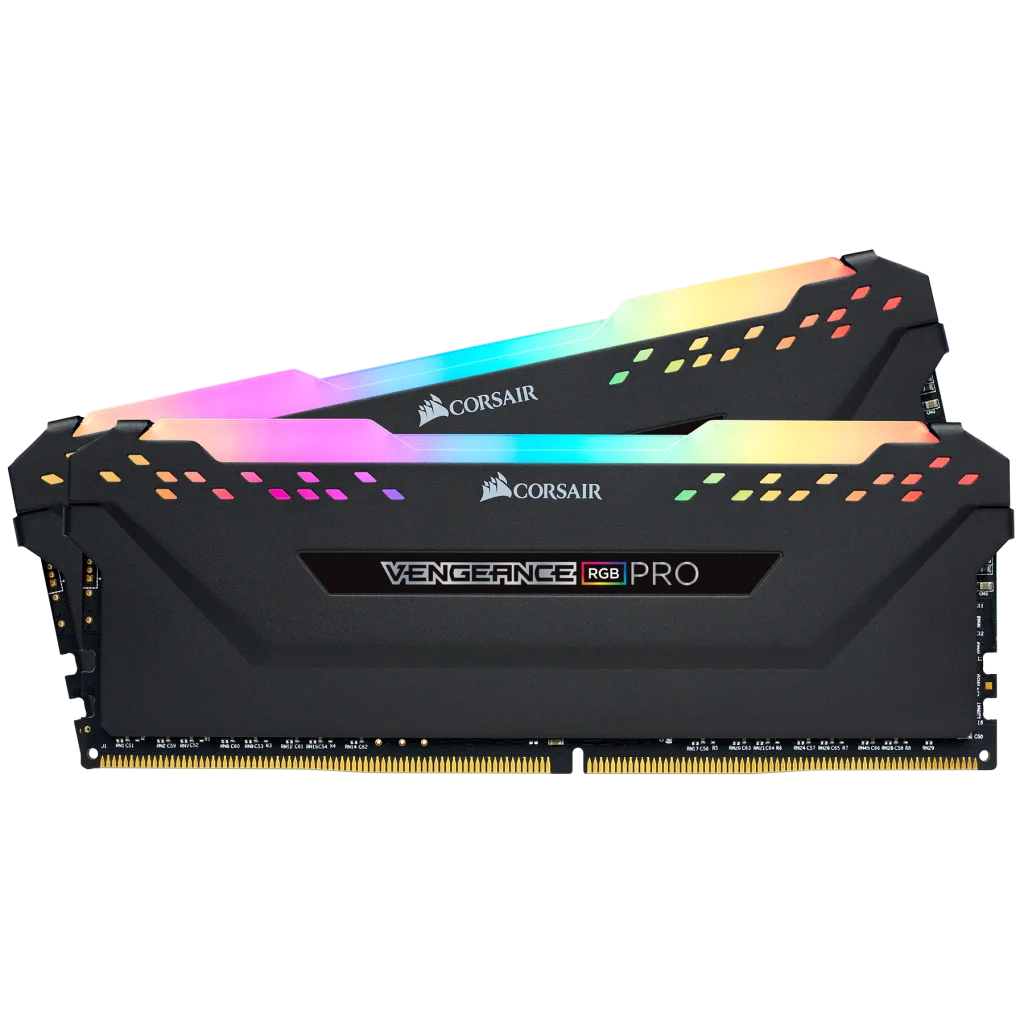 Ram 4 32G bus 3200 Corsair Vengeance RGB Pro Black Tản Nhiệt 2x16g (CMW32GX4M2E3200C16).