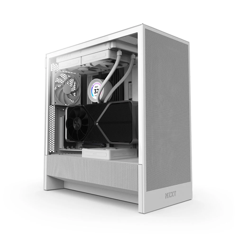 Thùng máy Case NZXT H5 Flow White V2 (CC-H52FW-01)