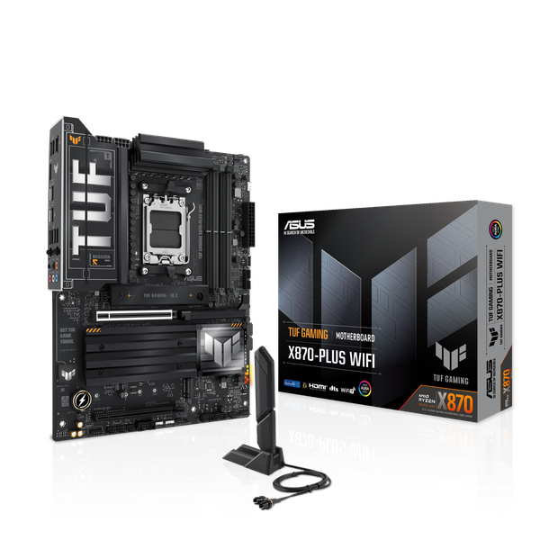  Mainboard ASUS TUF Gaming X870-PLUS Wifi DDR5 | AM5, ATX, 4 khe RAM 