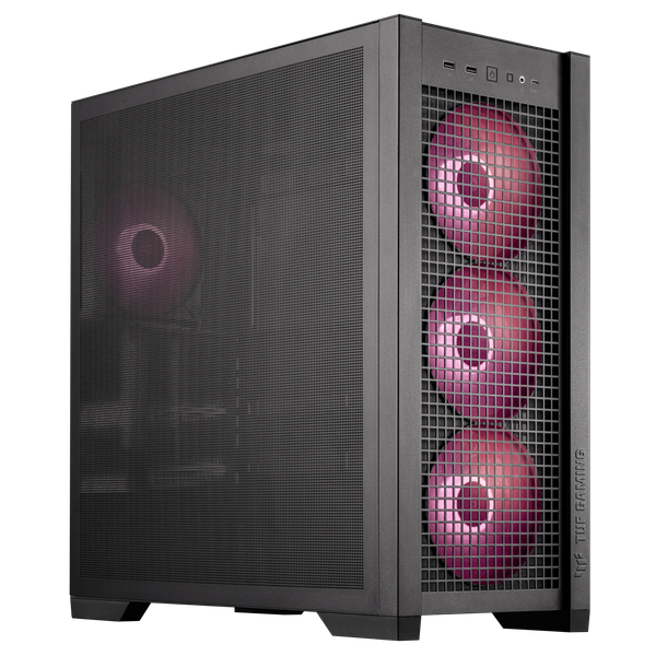  Thùng máy ASUS TUF Gaming GT302 ARGB - Black | E-ATX, kèm sẵn 4 fan 14cm ARGB 