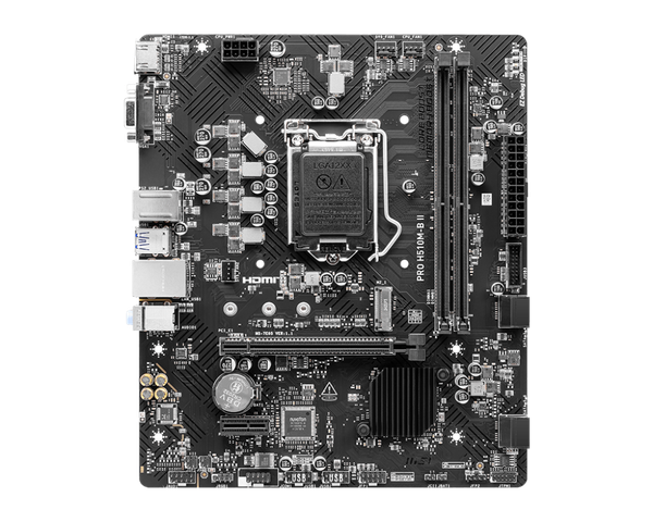  Mainboard MSI Pro H510M-B II DDR4 | LGA 1200, mATX, 4 khe RAM 