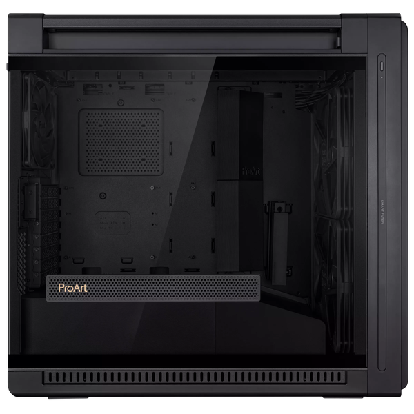  Thùng máy ASUS ProArt PA602 - Black | E-ATX, kèm sẵn 2 fan 20cm, 1 fan 14cm 