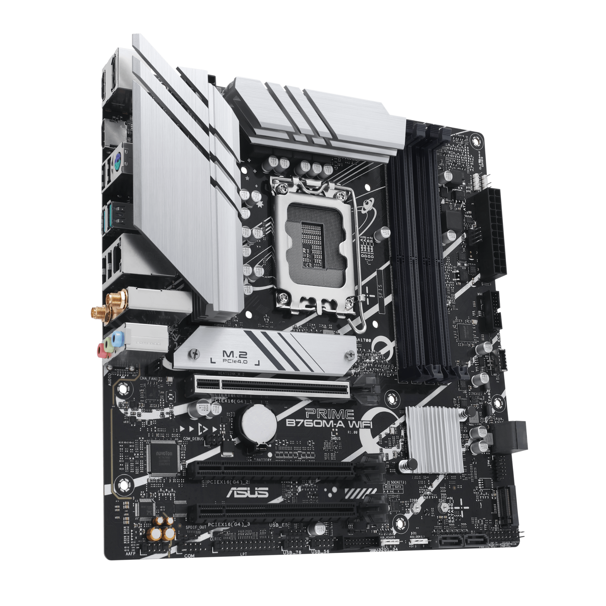 Mainboard Asus PRIME B760M-A WIFI 90MB1EL0-M0EAY0 | Intel B760, Socket 1700, mATX, 4 khe DDR5