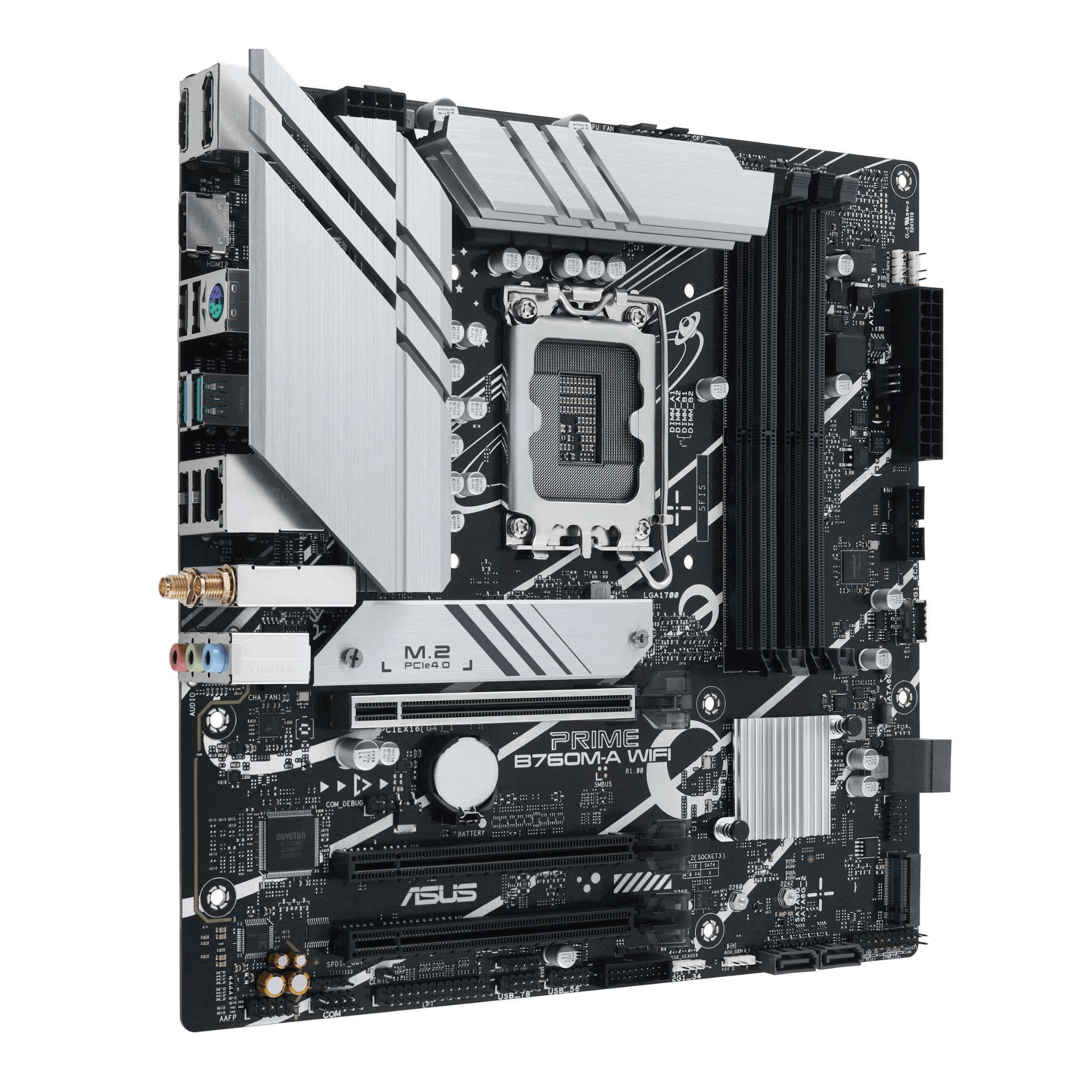 Mainboard Asus PRIME B760M-A WIFI 90MB1EL0-M0EAY0 | Intel B760, Socket 1700, mATX, 4 khe DDR5