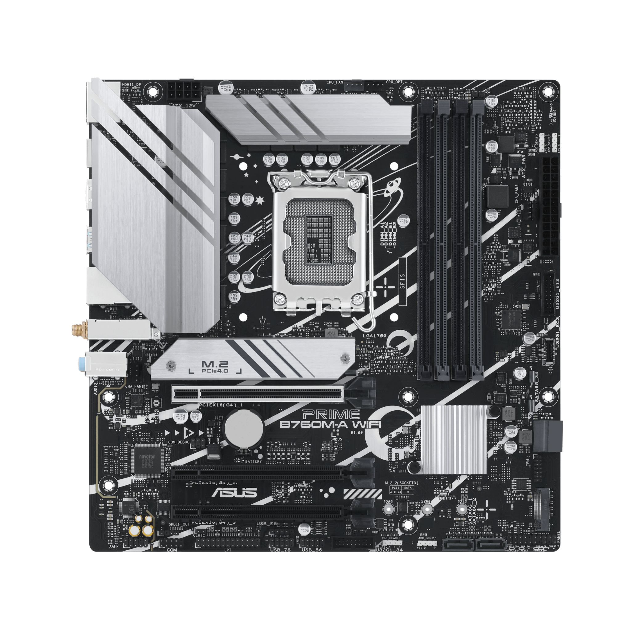 Mainboard Asus PRIME B760M-A WIFI 90MB1EL0-M0EAY0 | Intel B760, Socket 1700, mATX, 4 khe DDR5