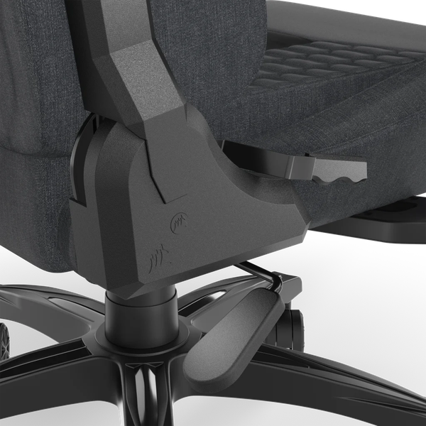  Ghế gaming CORSAIR TC100 RELAXED | Xám, 120kg, Chân xoay, Lưng vải (CF-9010052-WW) 