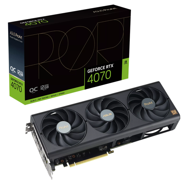  Card màn hình ASUS ProArt RTX 4070 OC edition 12GB GDDR6X (VGA-ASUS PROART-RTX4070-O12G) 