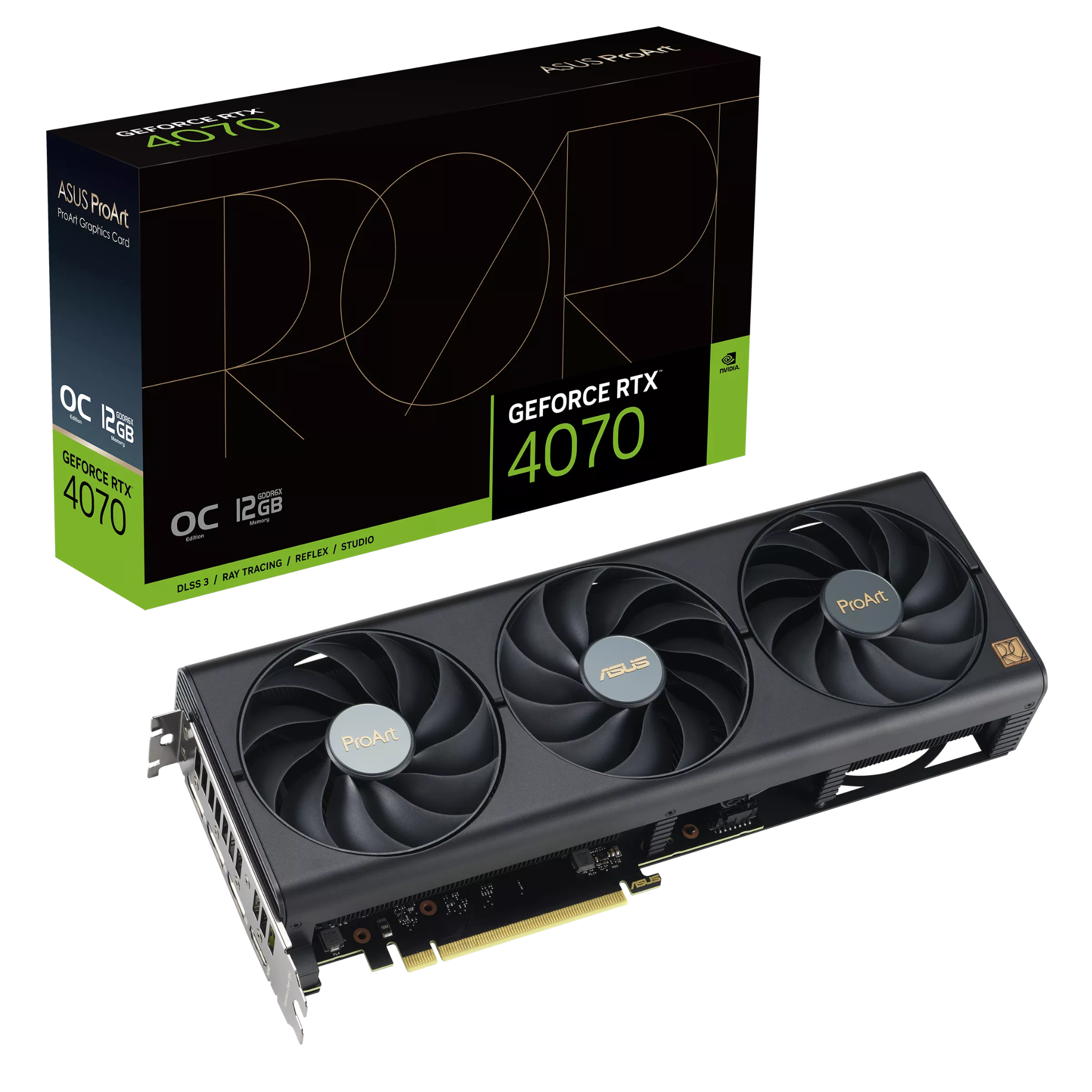 Card màn hình ASUS ProArt RTX 4070 OC edition 12GB GDDR6X (VGA-ASUS PROART-RTX4070-O12G)