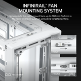  Thùng máy Corsair Frame 4000D Modular Mid Tower - White (CC-9011291-WW) 