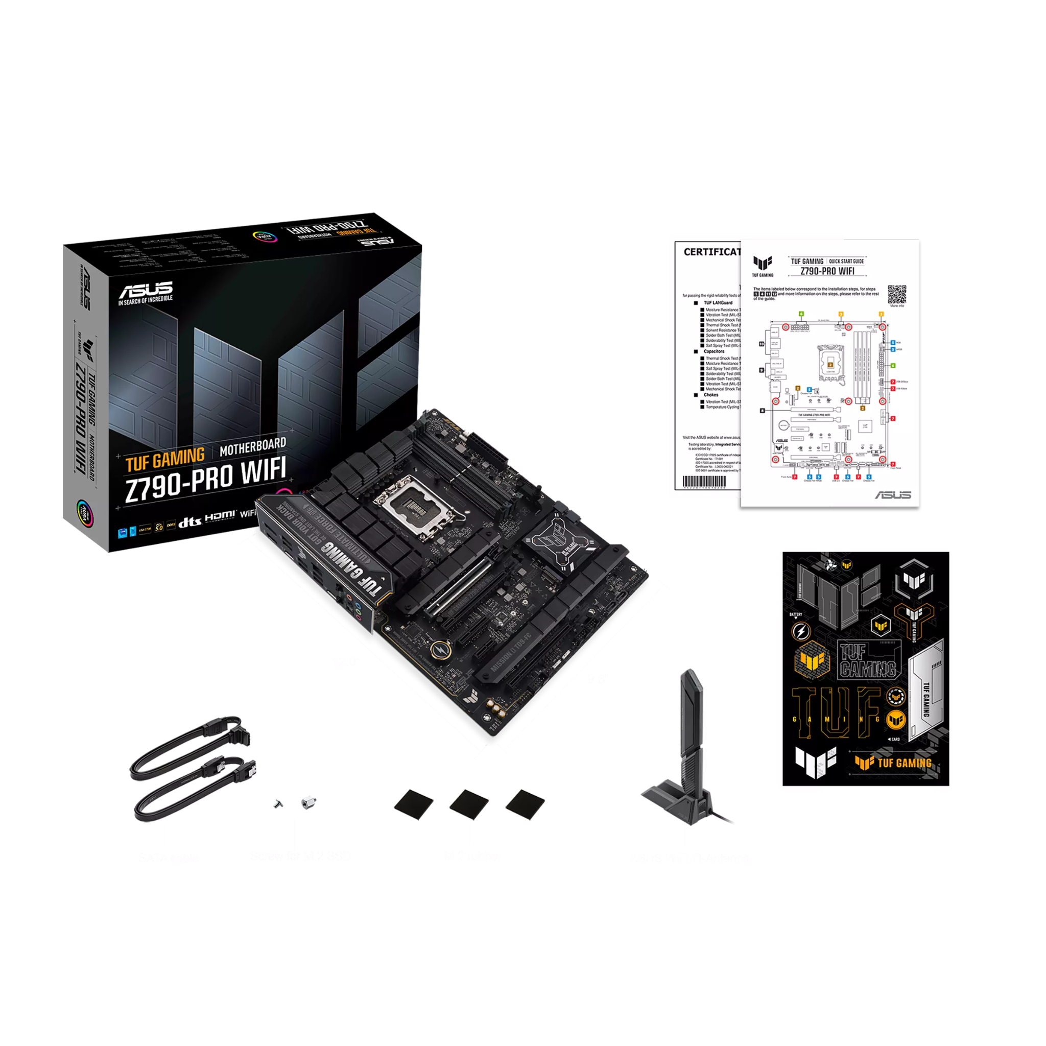 Mainboard ASUS TUF Gaming Z790-PRO WiFi | Intel Z790, Socket 1700, ATX, 4 khe DDR5