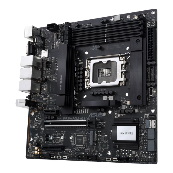  Mainboard ASUS Pro WS W680M-ACE SE DDR5 | LGA 1700, mATX, 4 khe RAM 