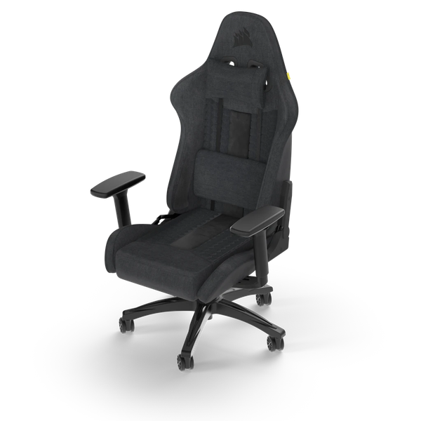  Ghế gaming CORSAIR TC100 RELAXED | Xám, 120kg, Chân xoay, Lưng vải (CF-9010052-WW) 