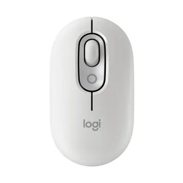 Chuột Logitech Pop Mouse With Emoji | Wireless - Bluetooth, trắng (910-007400)