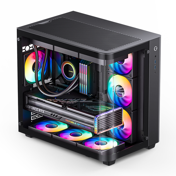  Thùng máy Jonsbo TK-3 ATX | Màu đen 