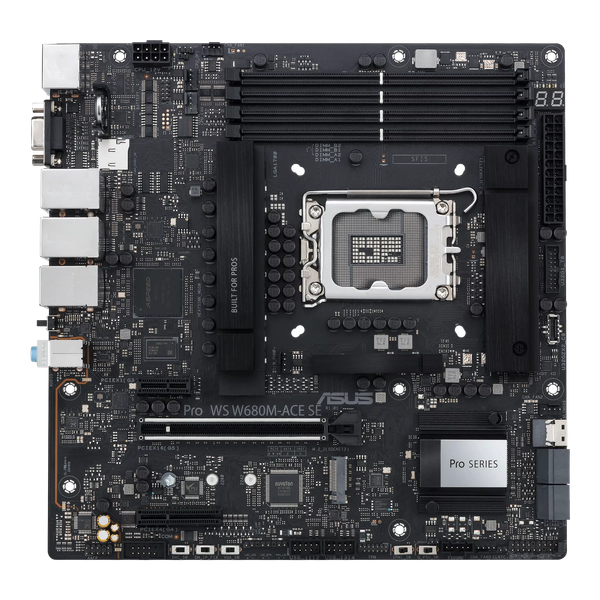  Mainboard ASUS Pro WS W680M-ACE SE DDR5 | LGA 1700, mATX, 4 khe RAM 