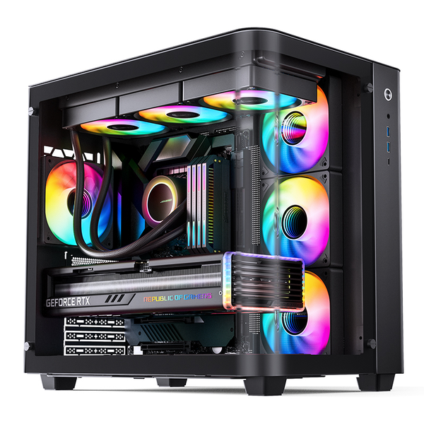  Thùng máy Jonsbo TK-3 ATX | Màu đen 