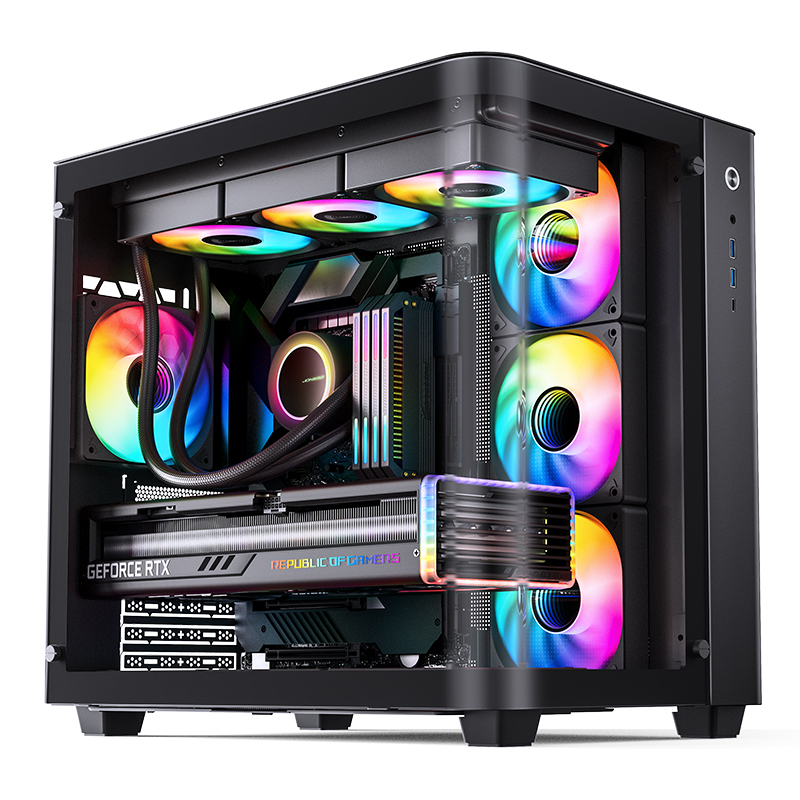 Thùng máy Case Jonsbo TK-3 ATX | Màu đen