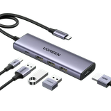  Hub chuyển đổi Type C Ugreen (15596) | 5 in 1 