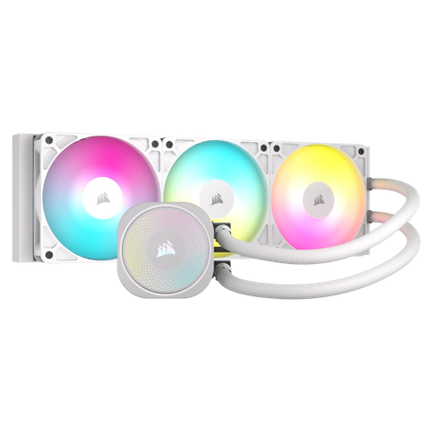 Tản nhiệt nước Corsair Nautilus 360 RS White | ARGB, Trắng