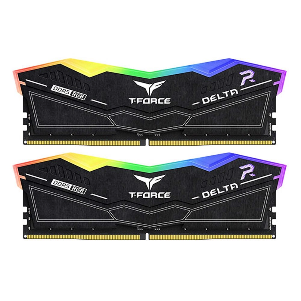 Ram TeamGroup T-Force Delta RGB Black 64GB | 2 x 32GB, DDR5, 5600MHz