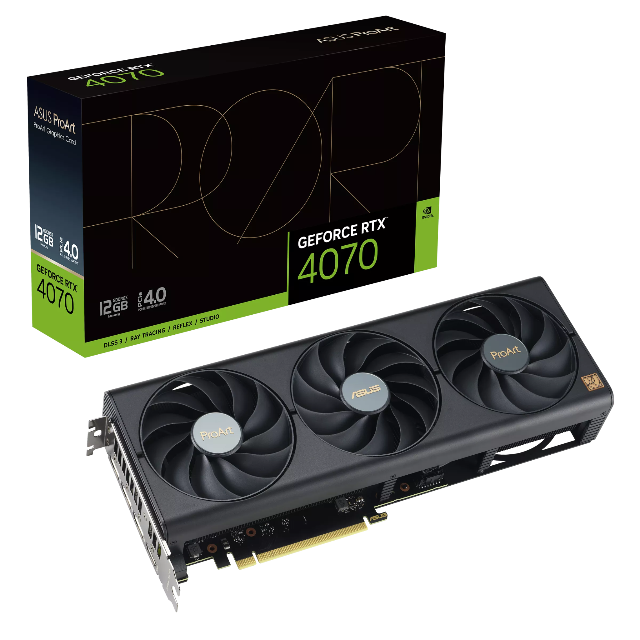 Card màn hình VGA ASUS ProArt GeForce RTX 4070 12GB GDDR6X