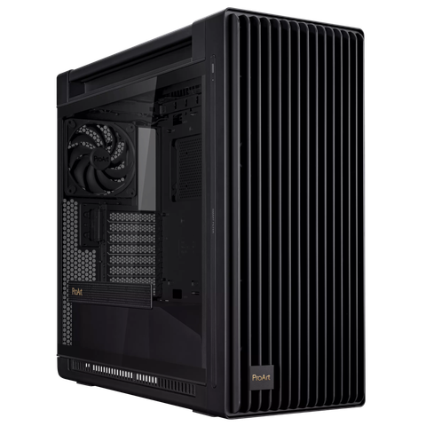 Thùng máy ASUS ProArt PA602 - Black | E-ATX, kèm sẵn 2 fan 20cm, 1 fan 14cm