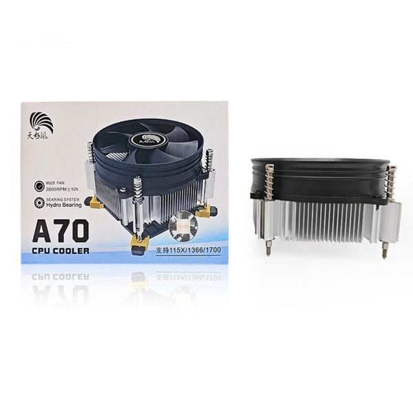  Tản Nhiệt CPU Coolerplus A70 | Fan 92cm (Lõi Đồng) (Intel 1700, 1200, 115X) 