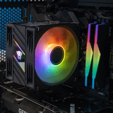  Tản nhiệt khí Leopard K400 Pro | RGB, Đen 