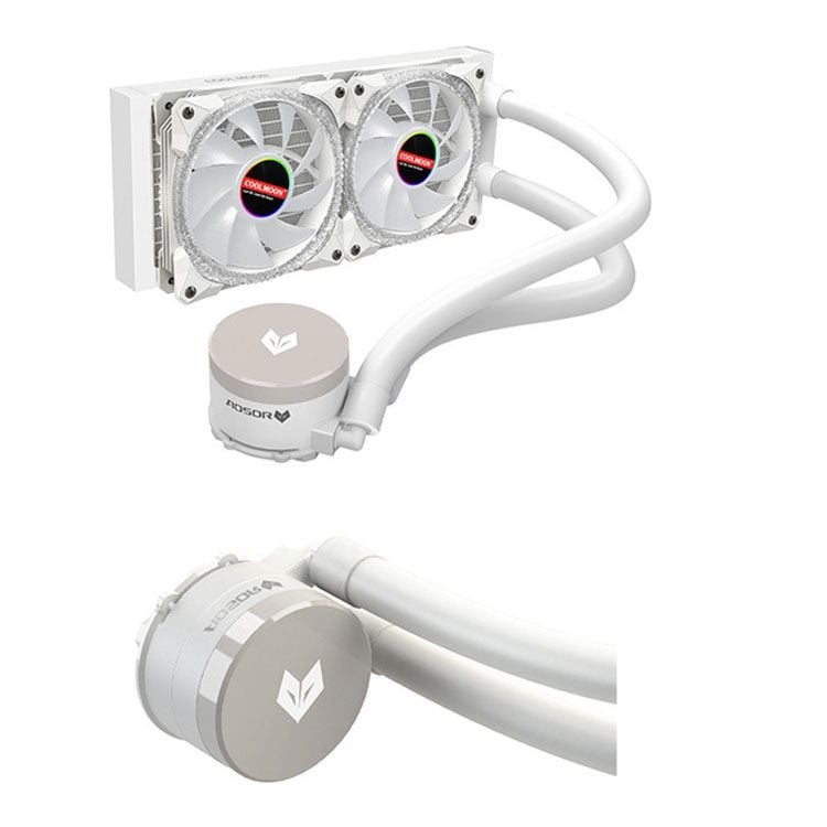 Tản nhiệt nước Coolmoon Aosor AS240 | White ALL RGB