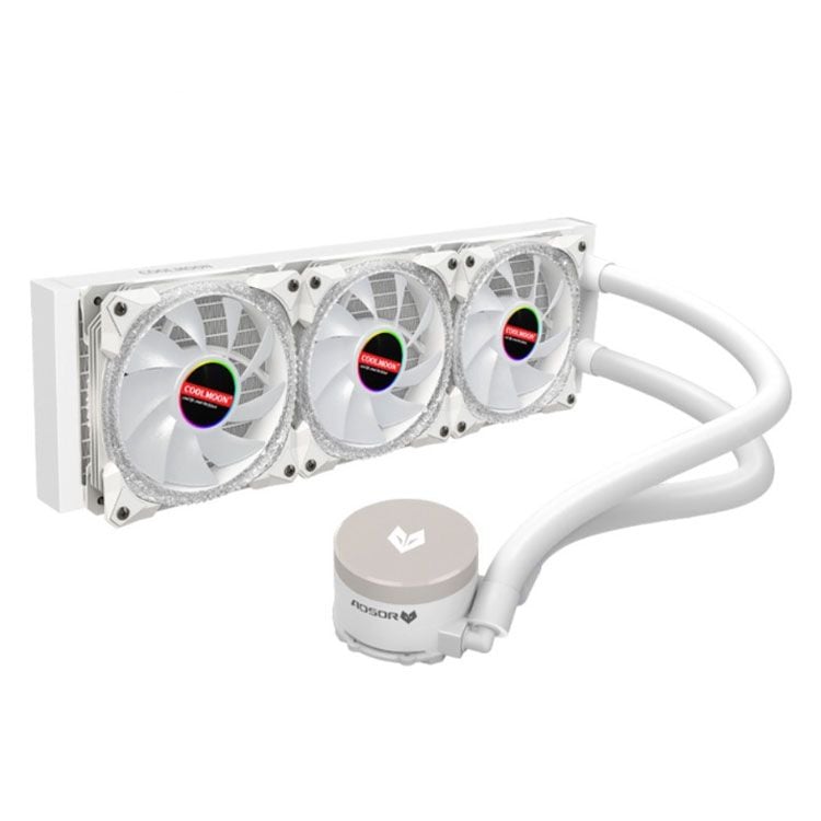 Tản nhiệt nước Coolmoon Aosor AS360 | White ALL RGB