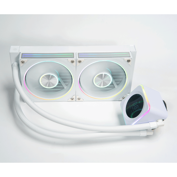  Tản nhiệt nước Leopard AstroBeat 240 White | ARGB Display, Trắng 