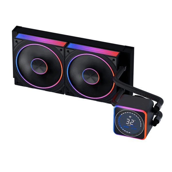  Tản nhiệt nước Leopard AstroBeat 240 Black | ARGB Display, Đen 