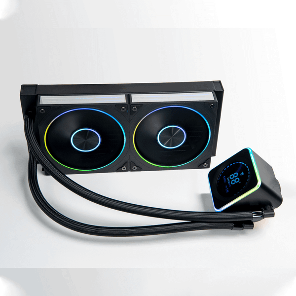  Tản nhiệt nước Leopard AstroBeat 240 Black | ARGB Display, Đen 