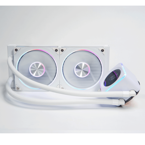  Tản nhiệt nước Leopard AstroBeat 240 White | ARGB Display, Trắng 