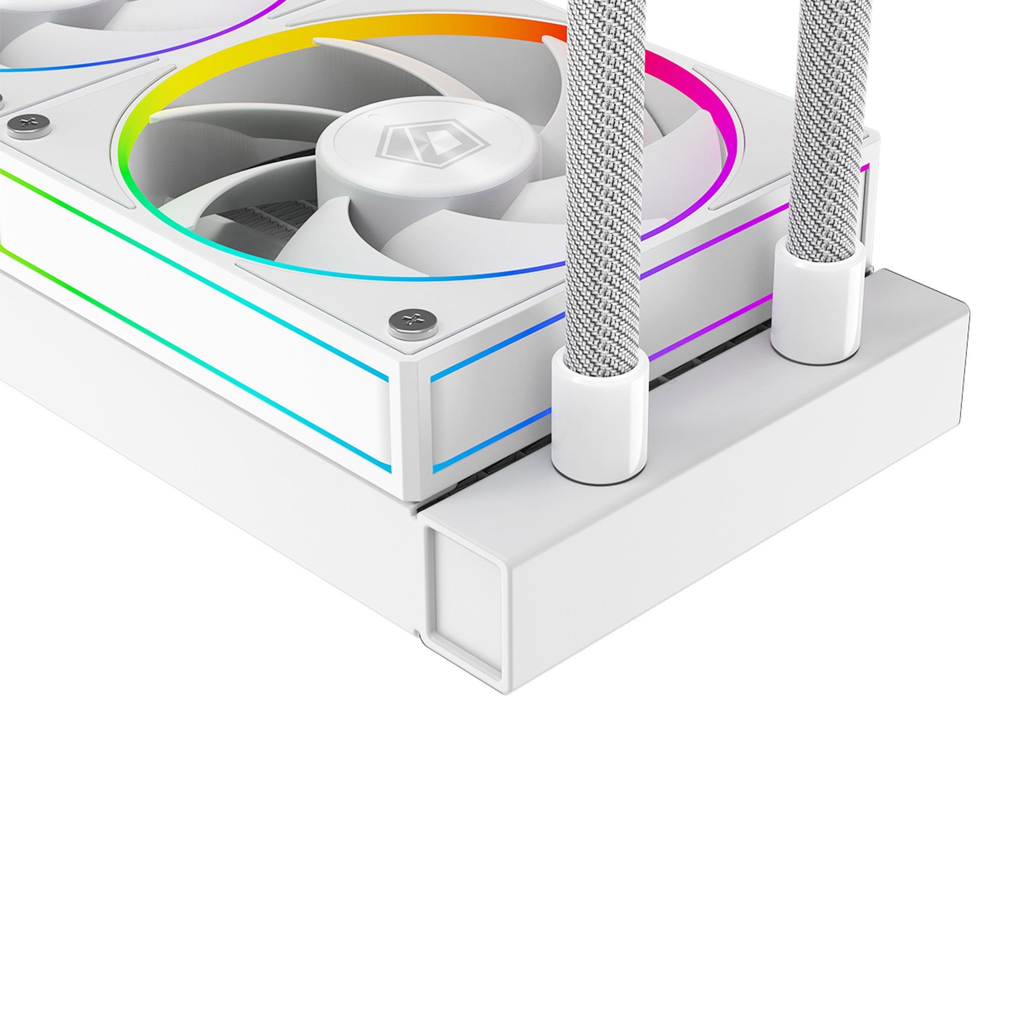Tản nhiệt nước ID-Cooling Space SL240 LCD ARGB - Trắng