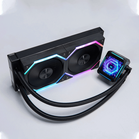 Tản nhiệt nước Leopard Astro Shell 240 ARGB Digital LCD - Black