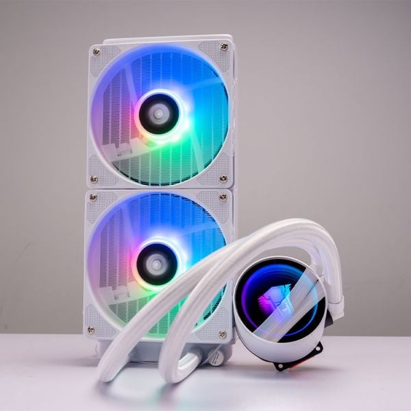  Tản nhiệt nước Leopard TK1 240 | RGB, Trắng 