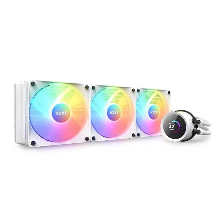 Tản nhiệt nước NZXT Kraken 360 RGB Trắng