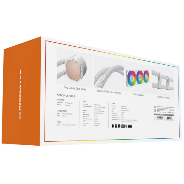  Tản nhiệt nước Xigmatek Fenix 360 White | ARGB, Trắng 