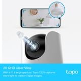  Camera IP WiFi TP-Link Tapo C225 | 360°, 2K, 4 MP 