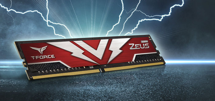 Ram DDR4 Team 16G/3200 T-Force Zeus Gaming (1x 16GB) (TTZD416G3200HC2001)