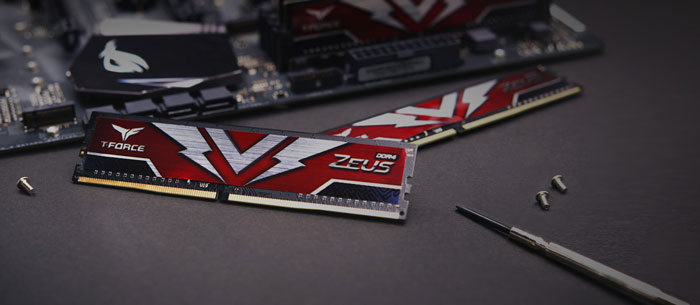 Ram DDR4 Team 16G/3200 T-Force Zeus Gaming (1x 16GB) (TTZD416G3200HC2001)