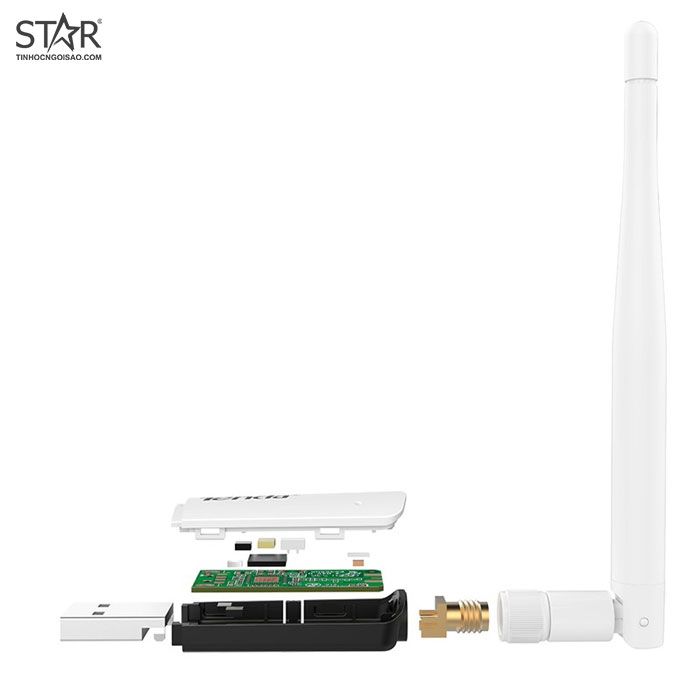 USB thu Wifi Tenda U1 300Mbps – Anten dính liền